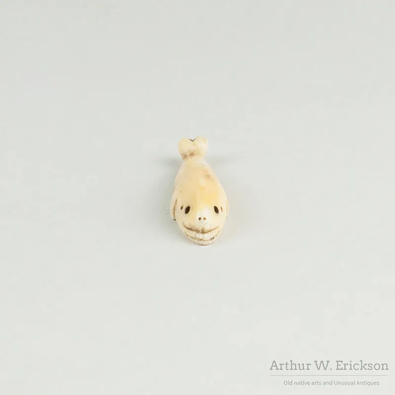 Carved Ivory Beluga Whale
