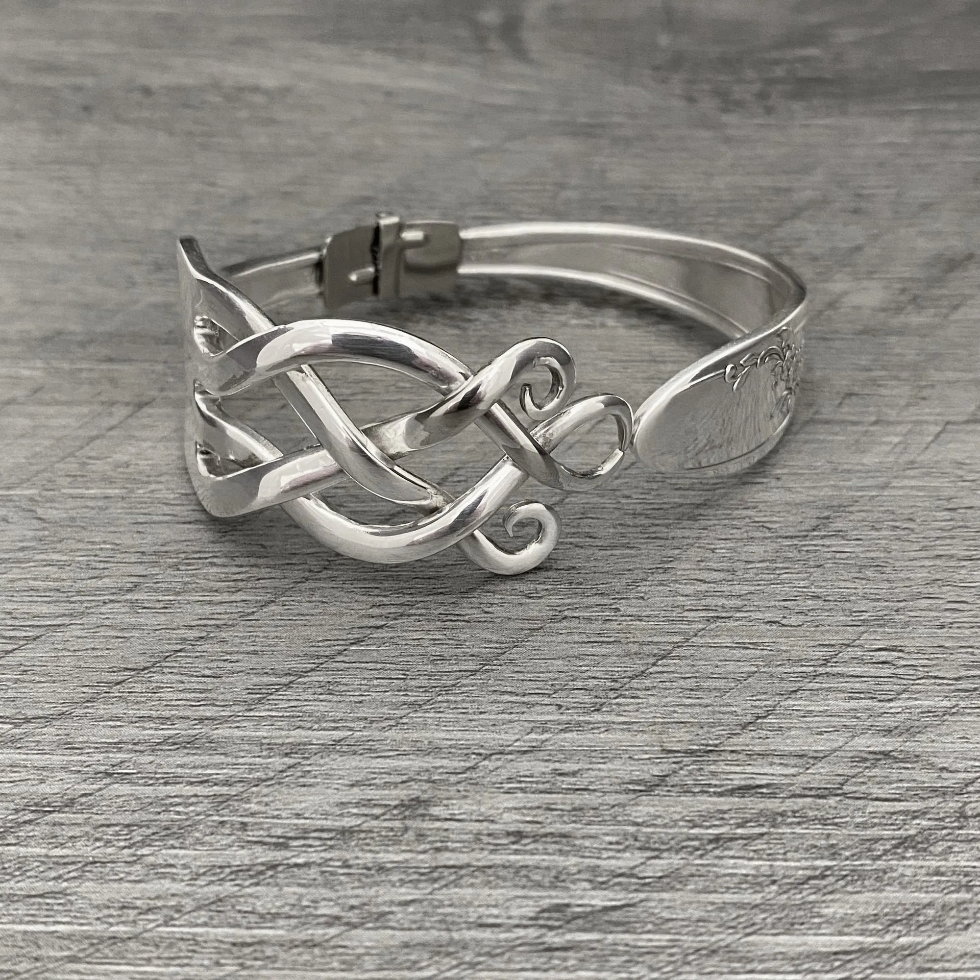 Celtic Weave Fork Bracelet