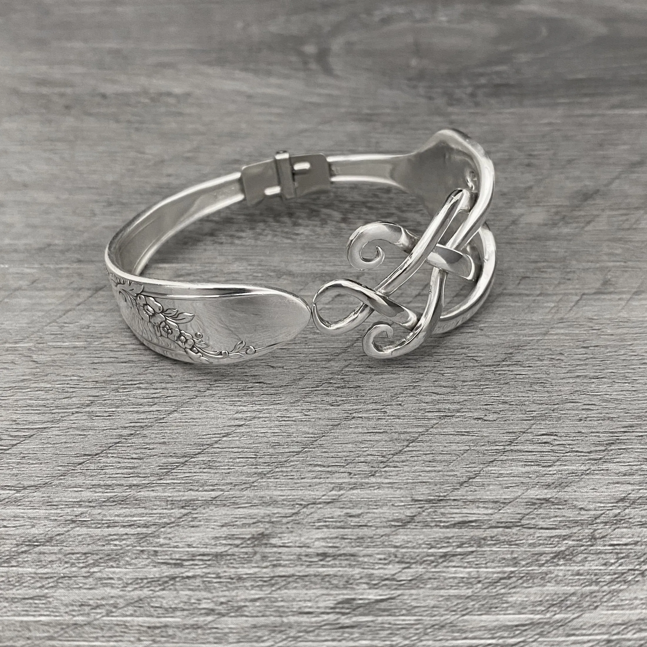 Celtic Weave Fork Bracelet