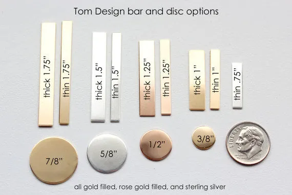 Children's Engraved Bracelet | Thin Bar