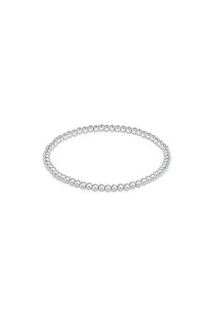 Classic Sterling 2.5mm Bead Bracelet