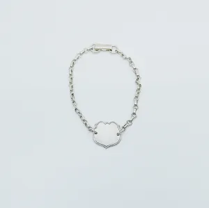 Crest Sterling Silver Bracelet