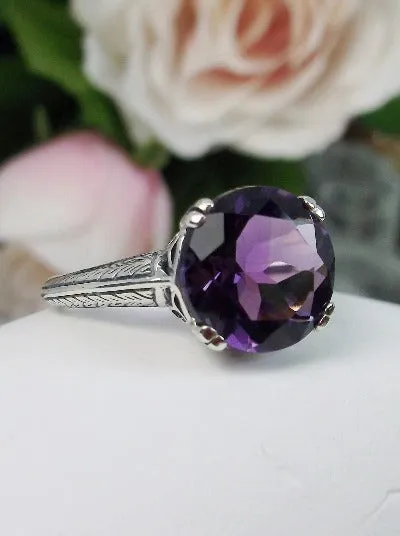 D12, Button Ring, Natural Gems, Art Deco 1930's Style Jewelry, Design#D12