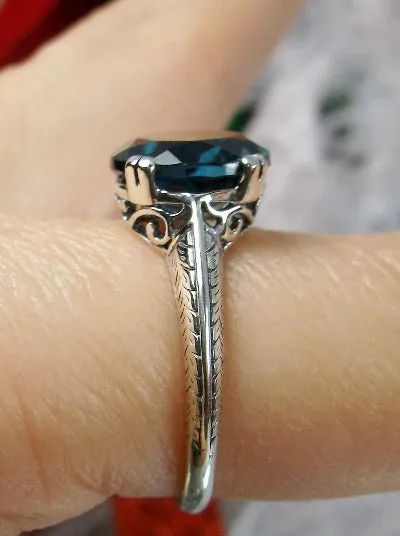 D12, Button Ring, Natural Gems, Art Deco 1930's Style Jewelry, Design#D12