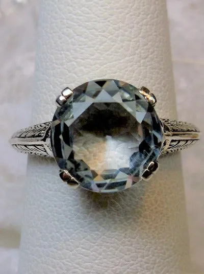 D12, Button Ring, Natural Gems, Art Deco 1930's Style Jewelry, Design#D12