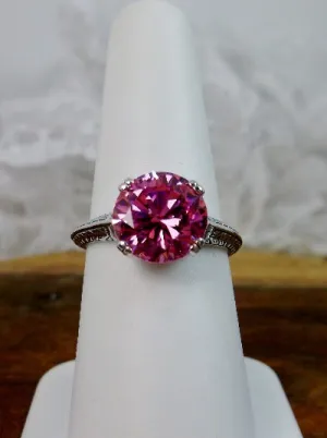 D12, Button Ring, Natural or Simulated Gems, Art Deco 1930's Style Jewelry, Design#D12