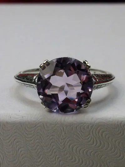 D12, Button Ring, Natural or Simulated Gems, Art Deco 1930's Style Jewelry, Design#D12