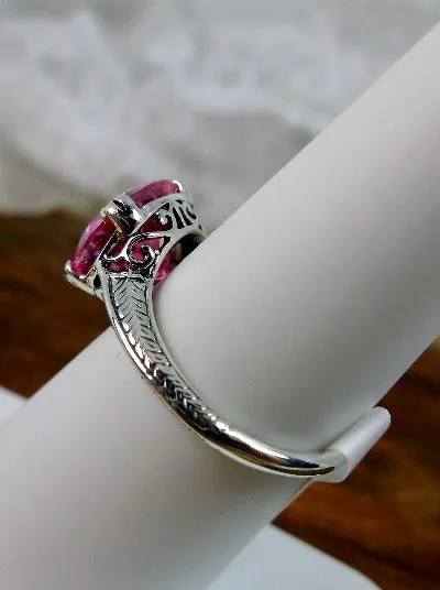 D12, Button Ring, Natural or Simulated Gems, Art Deco 1930's Style Jewelry, Design#D12