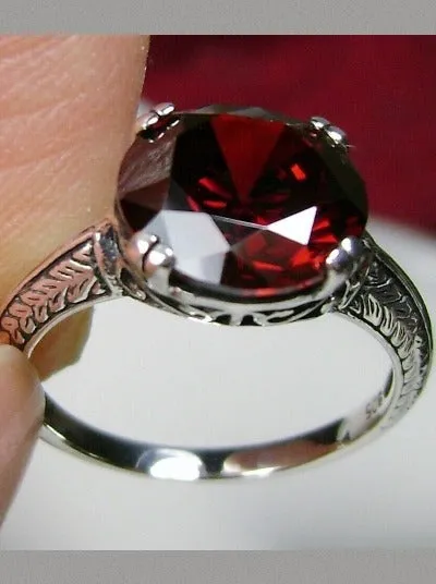 D12, Button Ring, Natural or Simulated Gems, Art Deco 1930's Style Jewelry, Design#D12