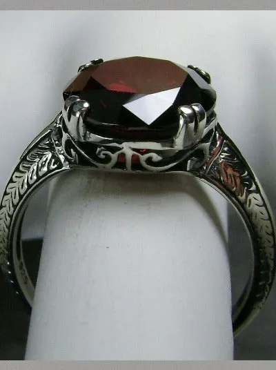 D12, Button Ring, Natural or Simulated Gems, Art Deco 1930's Style Jewelry, Design#D12