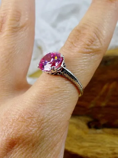 D12, Button Ring, Natural or Simulated Gems, Art Deco 1930's Style Jewelry, Design#D12