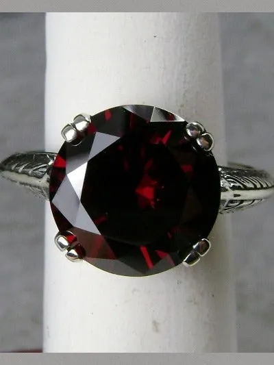 D12, Button Ring, Natural or Simulated Gems, Art Deco 1930's Style Jewelry, Design#D12