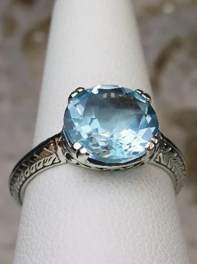 D12, Button Ring, Natural or Simulated Gems, Art Deco 1930's Style Jewelry, Design#D12