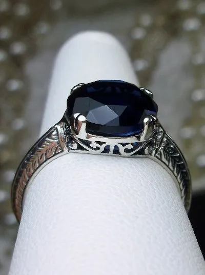 D12, Button Ring, Natural or Simulated Gems, Art Deco 1930's Style Jewelry, Design#D12