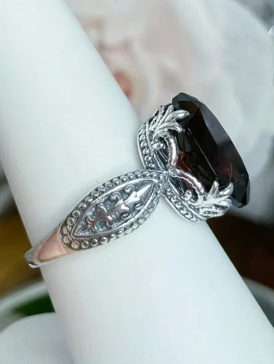 D133, Gothic Ring, Natural, Simulated or CZ Gemstones, Dragon Filigree, Vintage Jewelry Design#D133