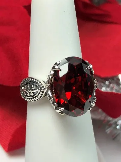 D133, Gothic Ring, Natural, Simulated or CZ Gemstones, Dragon Filigree, Vintage Jewelry Design#D133