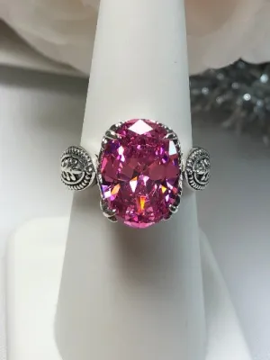 D133, Gothic Ring, Natural, Simulated or CZ Gemstones, Dragon Filigree, Vintage Jewelry Design#D133