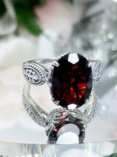 D133, Gothic Ring, Natural, Simulated or CZ Gemstones, Dragon Filigree, Vintage Jewelry Design#D133