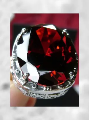 D76, Oval Beast Ring, Simulated or CZ Gem, 24ct Oval Cut Gem, Victorian Jewelry, Design#D76