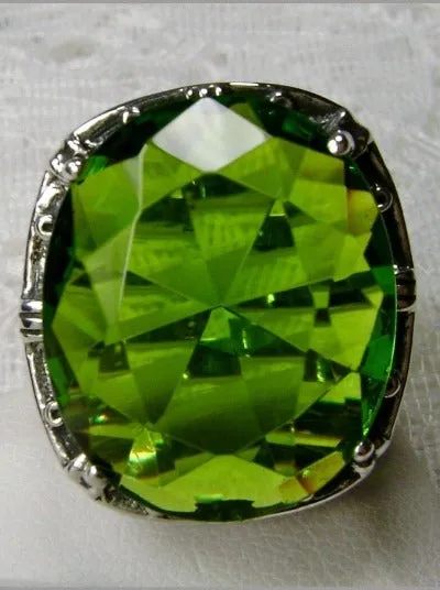 D76, Oval Beast Ring, Simulated or CZ Gem, 24ct Oval Cut Gem, Victorian Jewelry, Design#D76