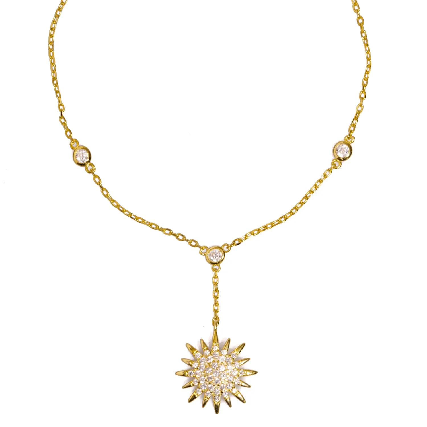 Diamond & Gold Sun Fashion Style Hand Bracelet