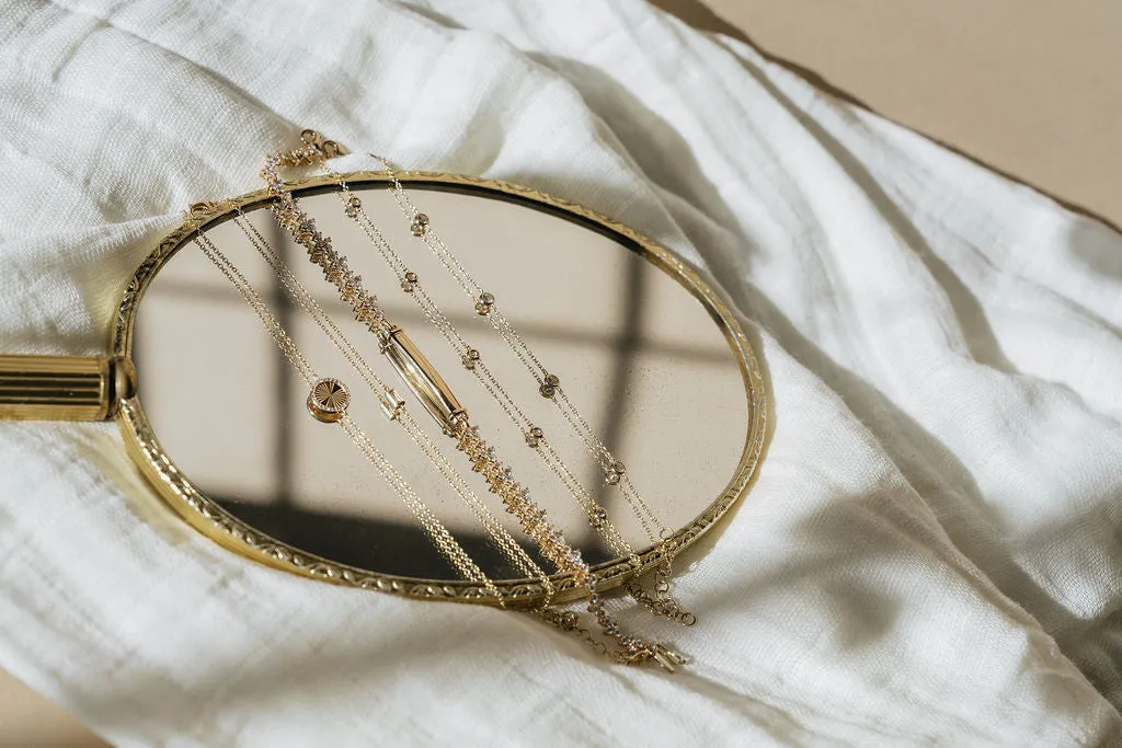 Diamond Trio ID Tennis Bracelet