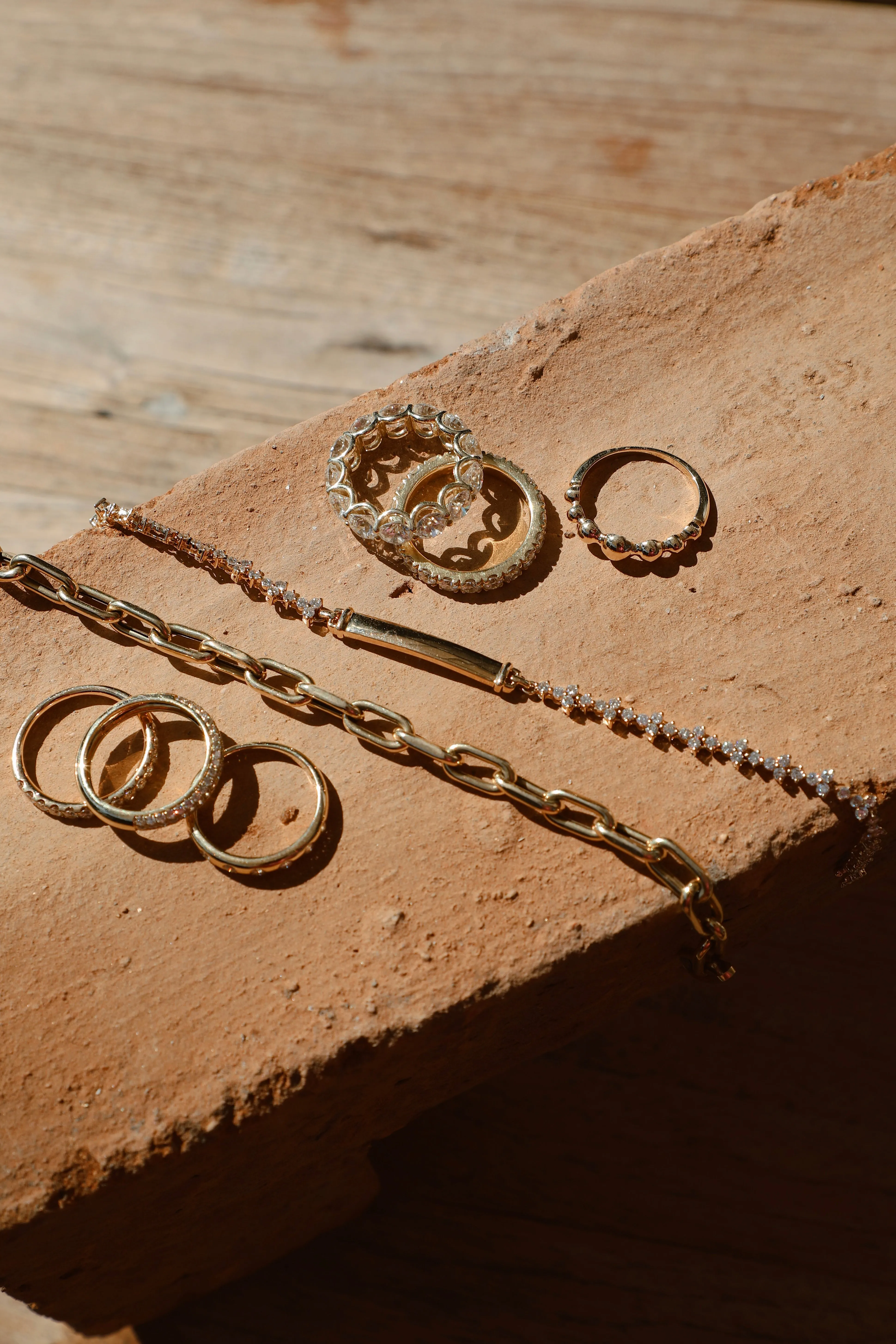 Diamond Trio ID Tennis Bracelet