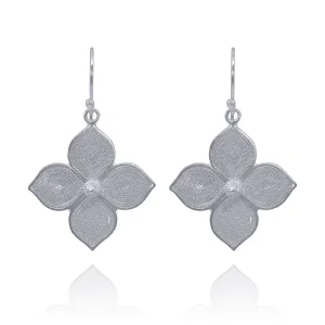 DOGWOOD SILVER MEDIUM EARRINGS FILIGREE