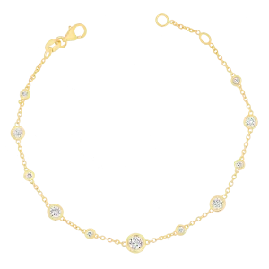 Endless Diamond Strand Bracelet