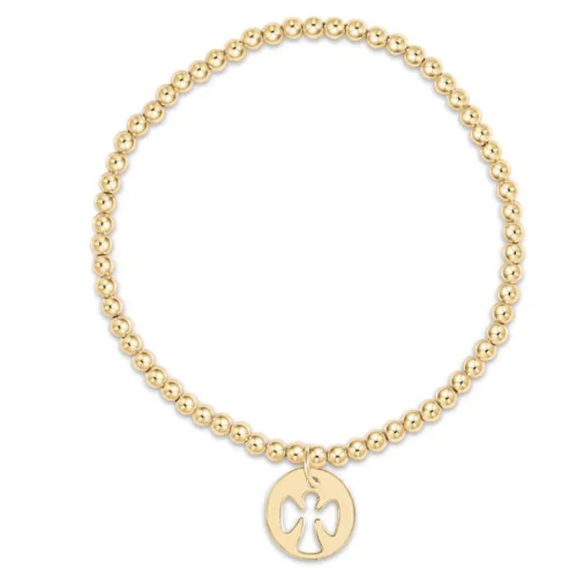 Enewton Extends - Classic Gold 3mm Guardian Angel Gold Disc