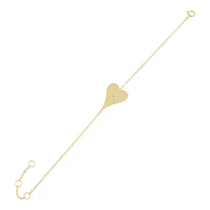 Engravable Heart Bracelet