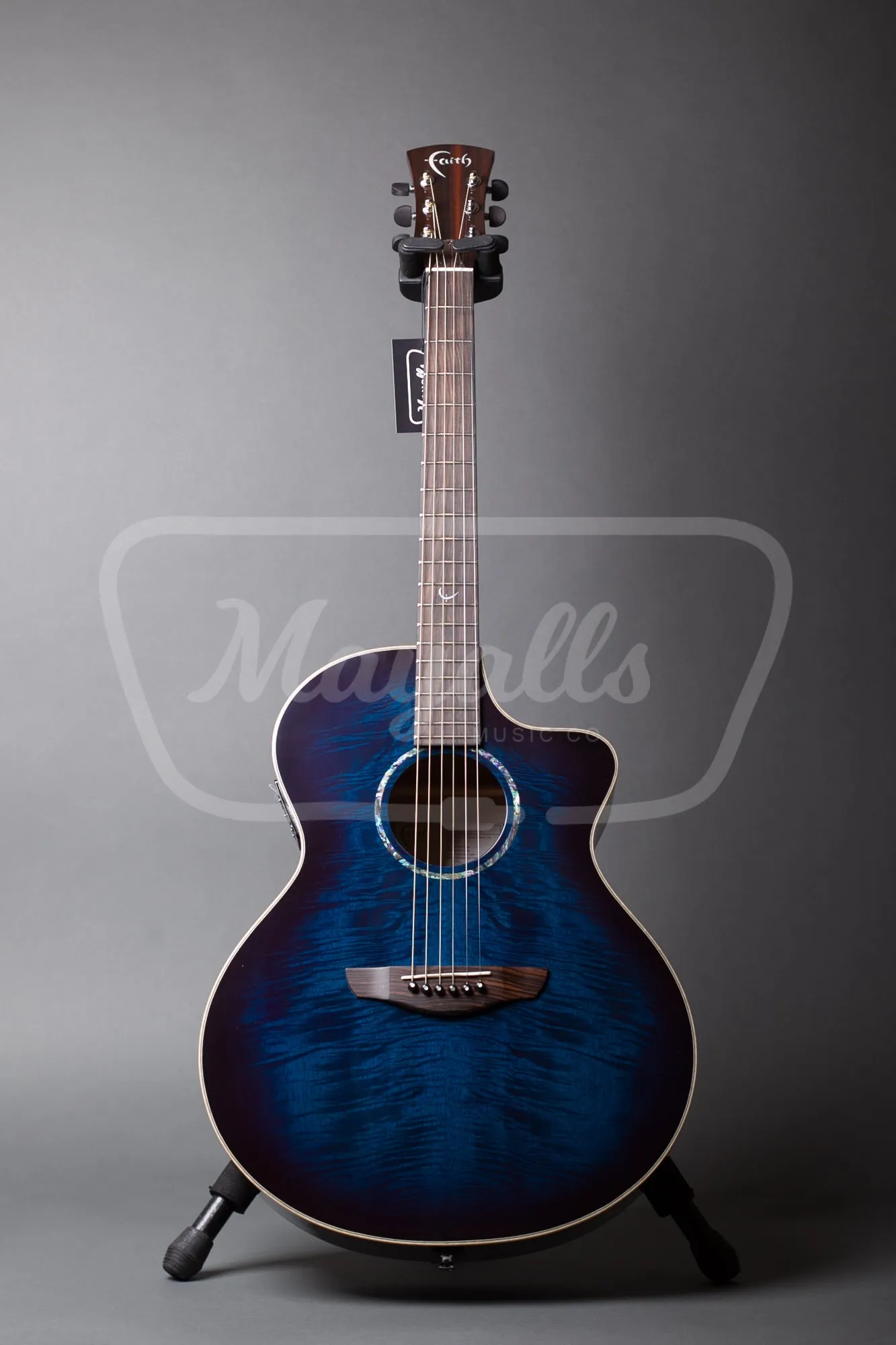 Faith Blue Moon Neptune Electro Acoustic Guitar Cutaway