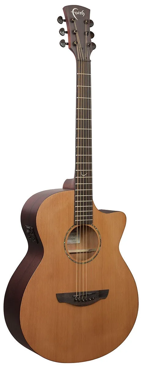 Faith Naked Venus Electro Acoustic Guitar - Cedar/Mahogany Inc Gigbag