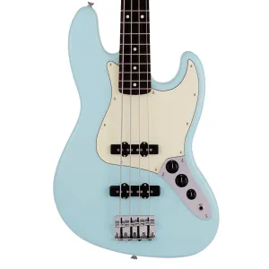 Fender  Made in Japan Junior Collection Jazz Bass®, Rosewood Fingerboard, Satin Daphne Blue