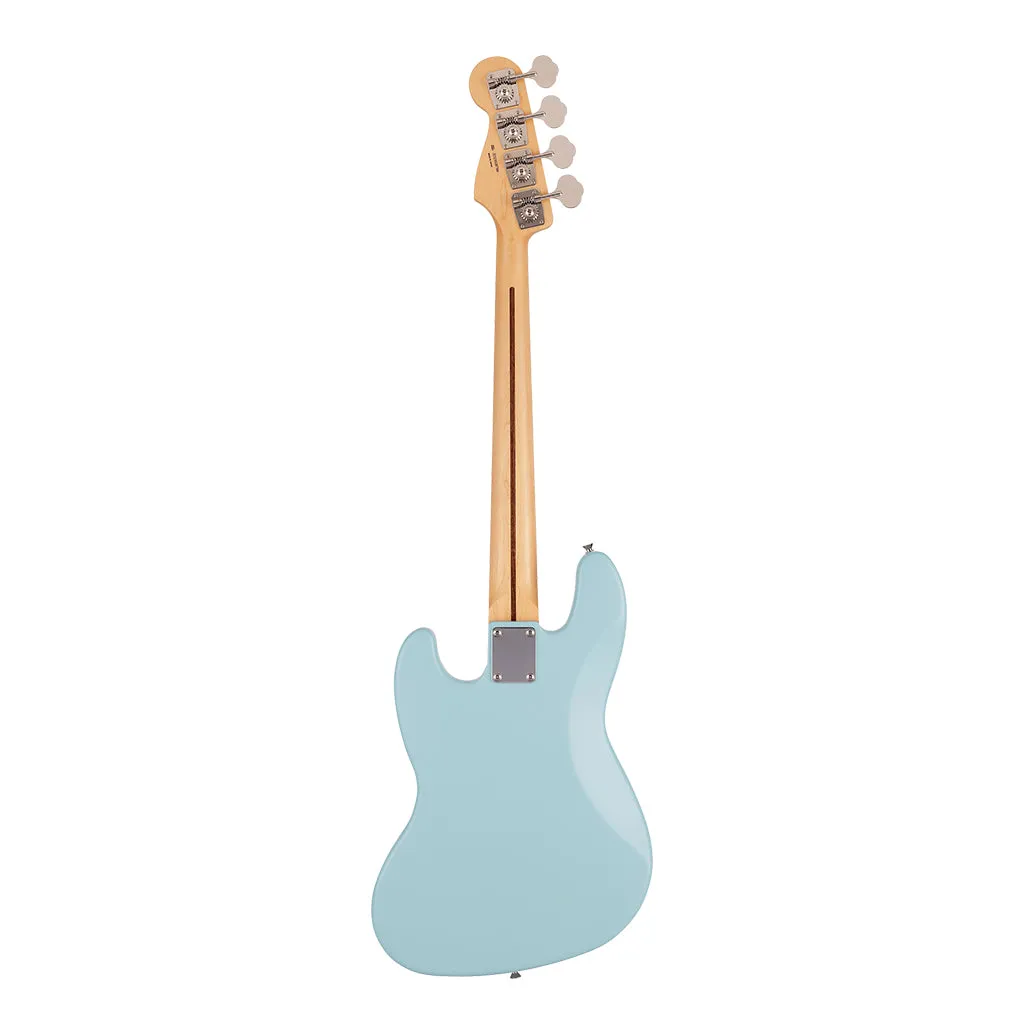 Fender  Made in Japan Junior Collection Jazz Bass®, Rosewood Fingerboard, Satin Daphne Blue