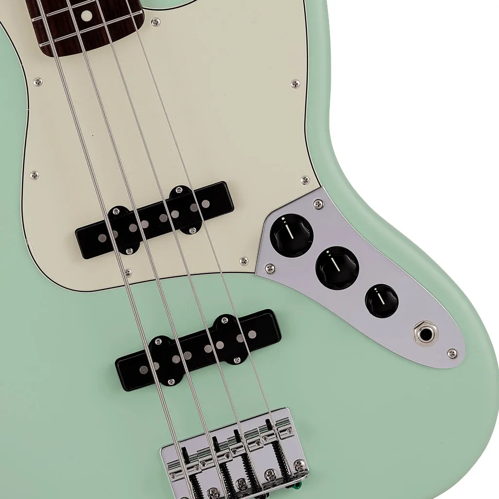 Fender Made in Japan Junior Collection Jazz Bass®, Rosewood Fingerboard, Satin Surf Green