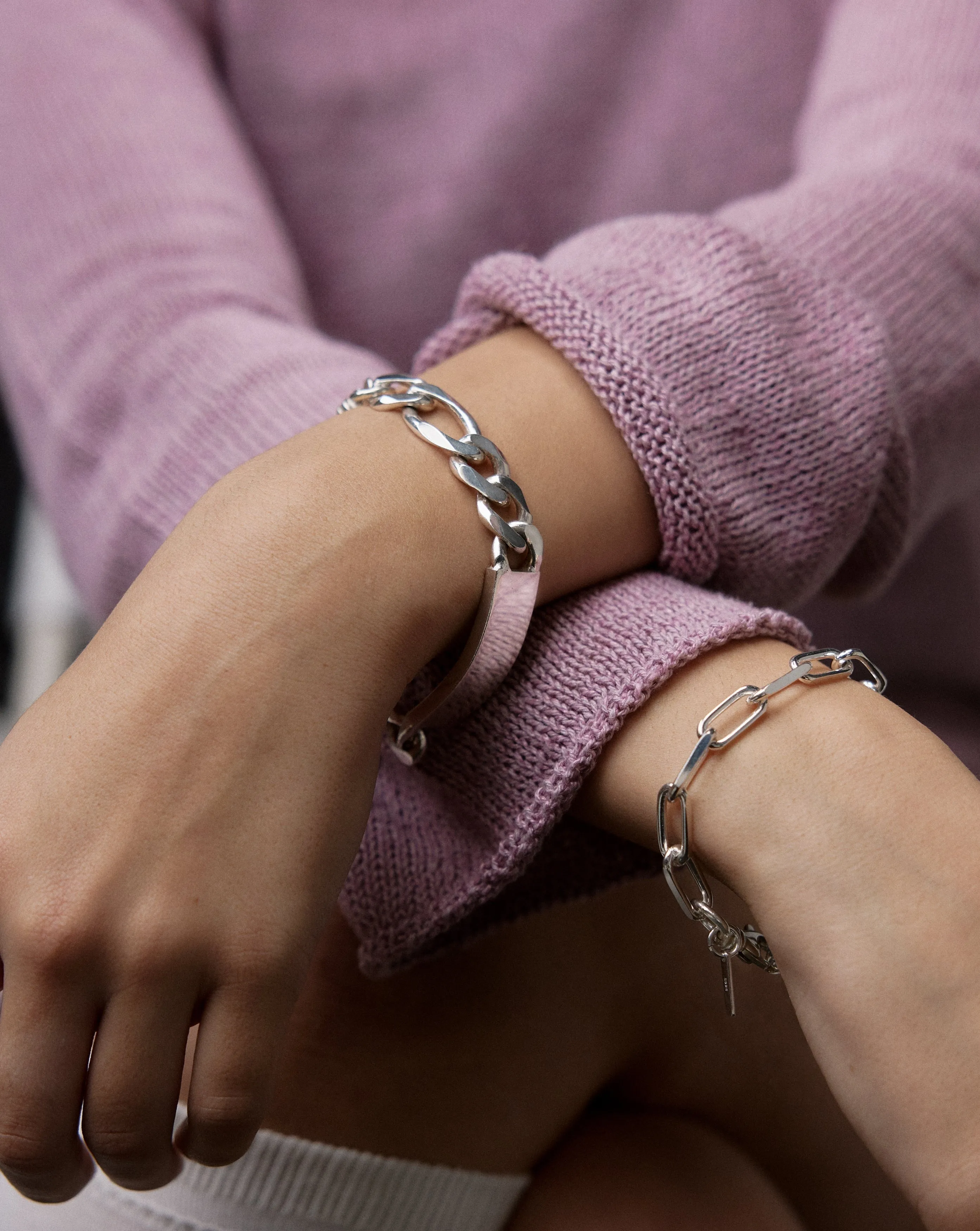 Figaro Chain ID Bracelet