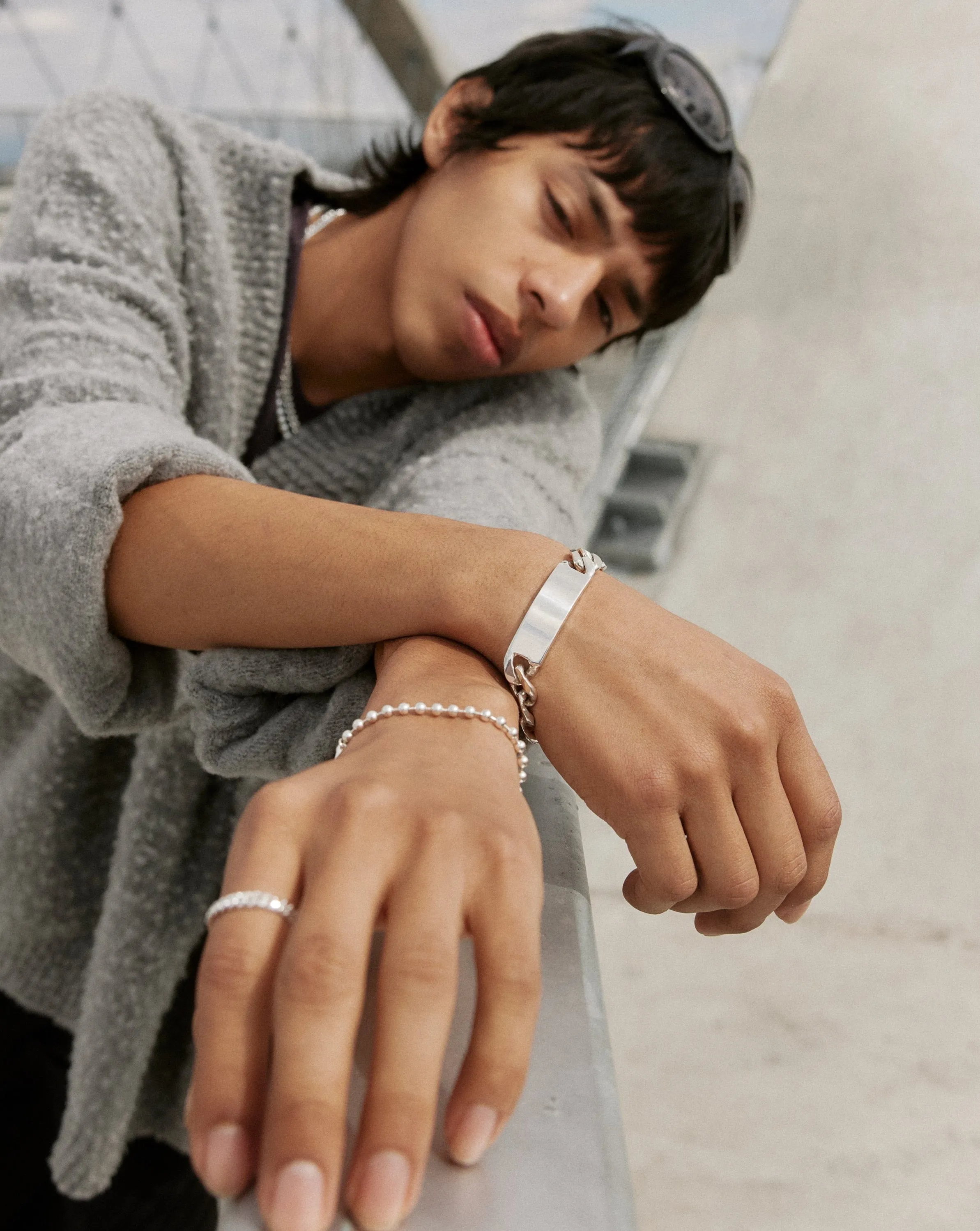 Figaro Chain ID Bracelet