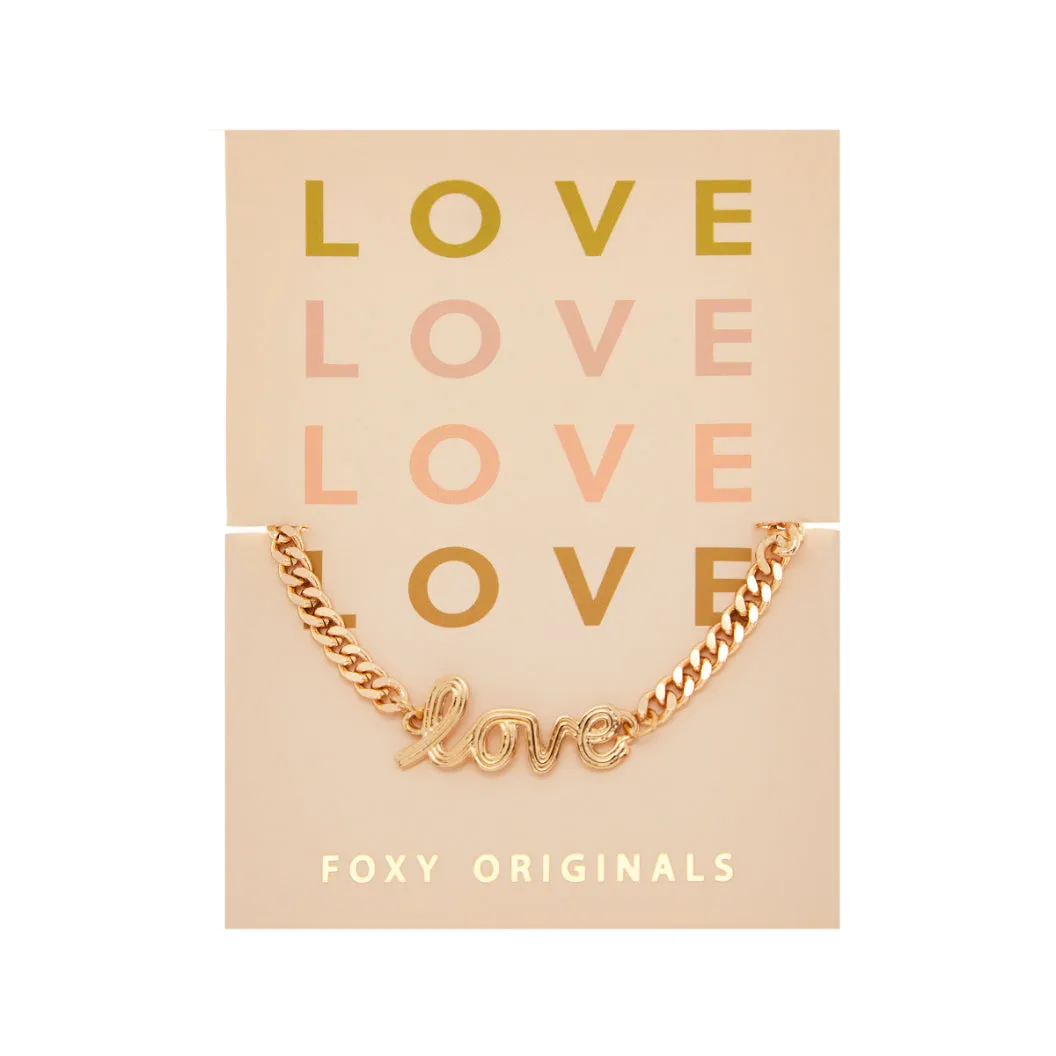 Find Your Love Bracelet in Gold