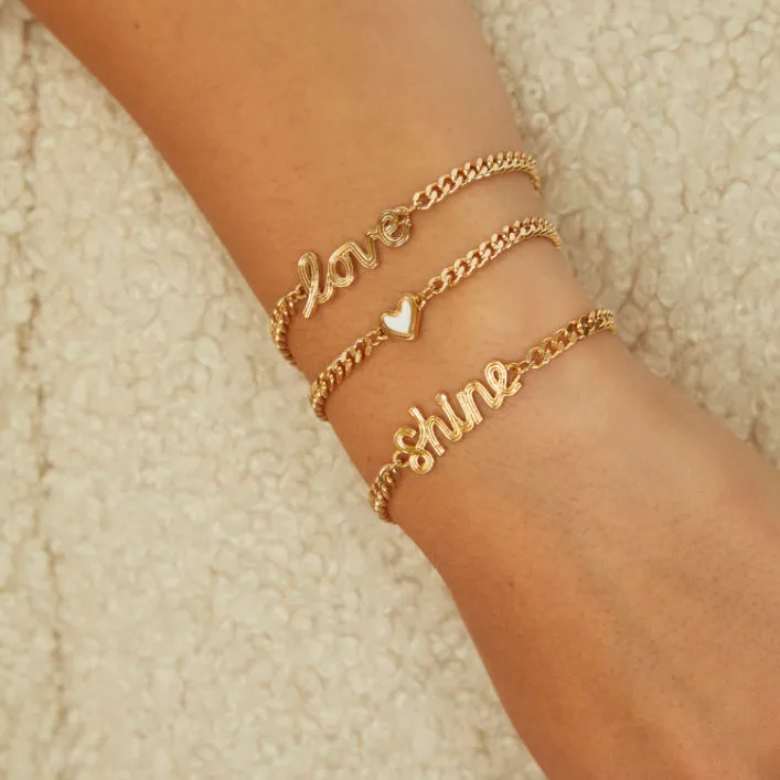 Find Your Shine Bracelet in Silver