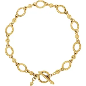 Fine Granulated Link Bracelet - Special Order