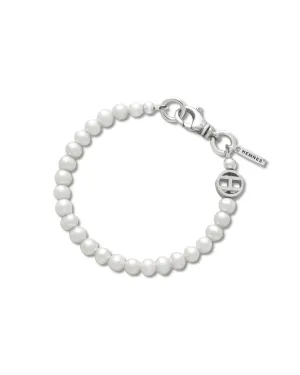 Freshwater Pearl Bracelet with 'H' Charm