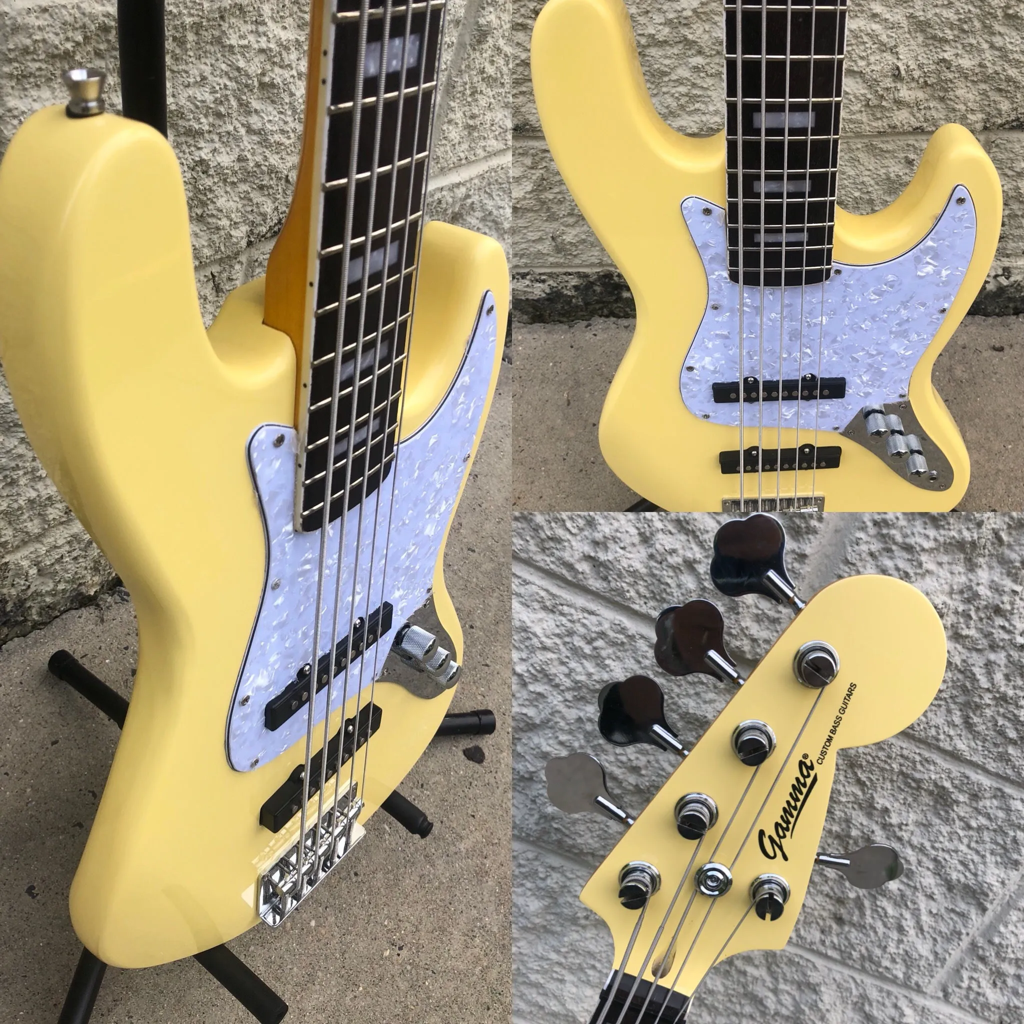 GAMMA [SOLD] Custom J518-02, 5 String Beta Model, Mello Yellow