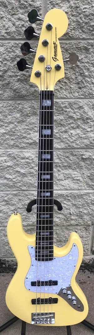 GAMMA [SOLD] Custom J518-02, 5 String Beta Model, Mello Yellow