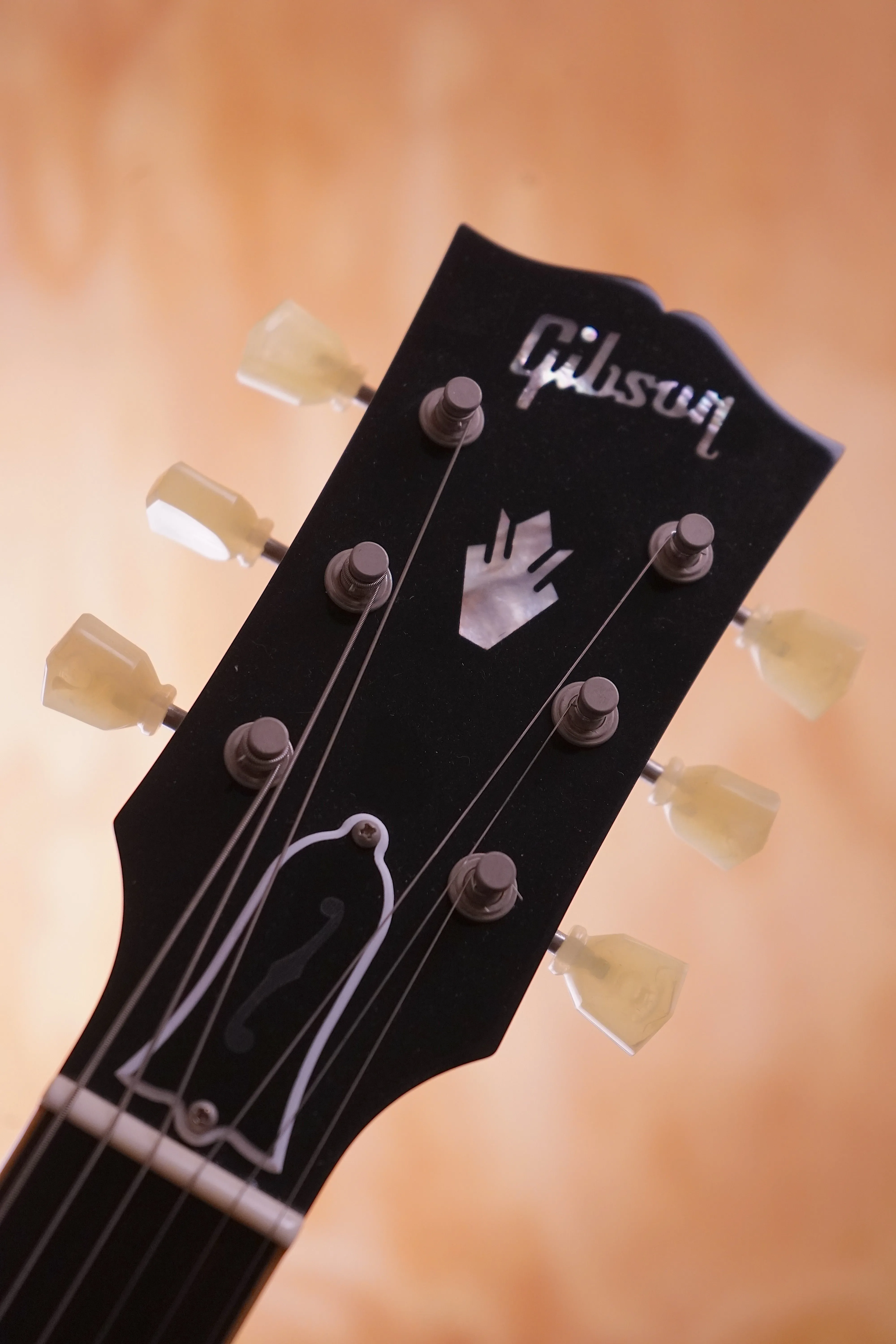 Gibson ES-390 with P90s in Sunburst Flame Top, (Used Comm)