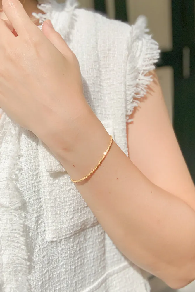Glimmer Chain Bracelet (925 Silver)