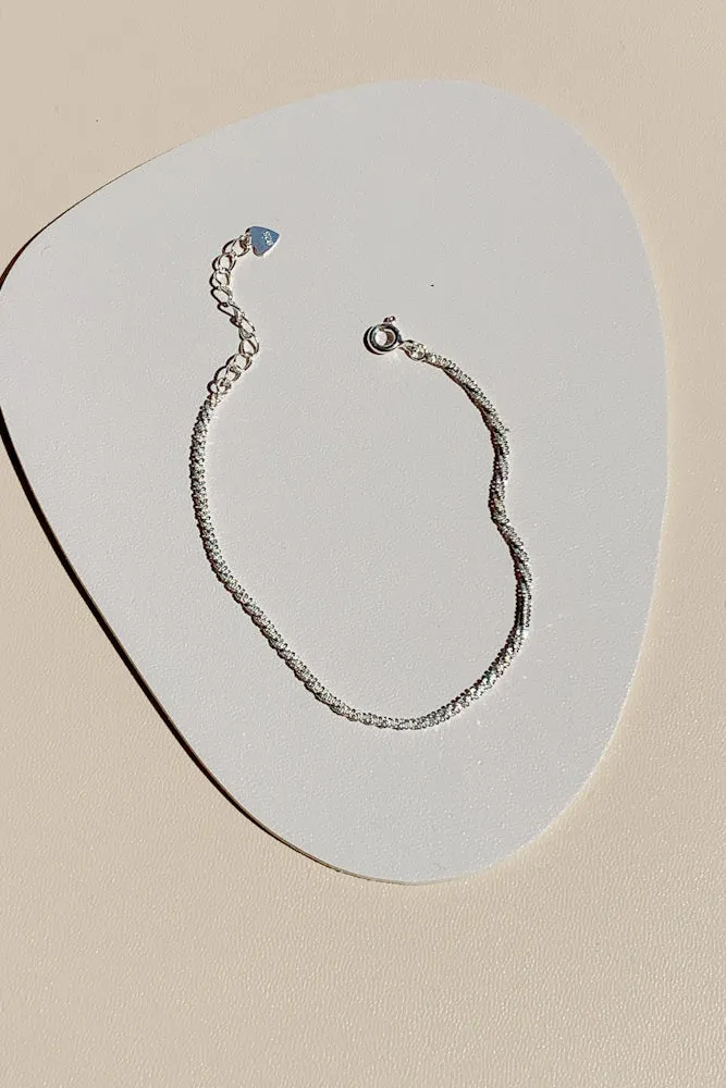 Glimmer Chain Bracelet (925 Silver)