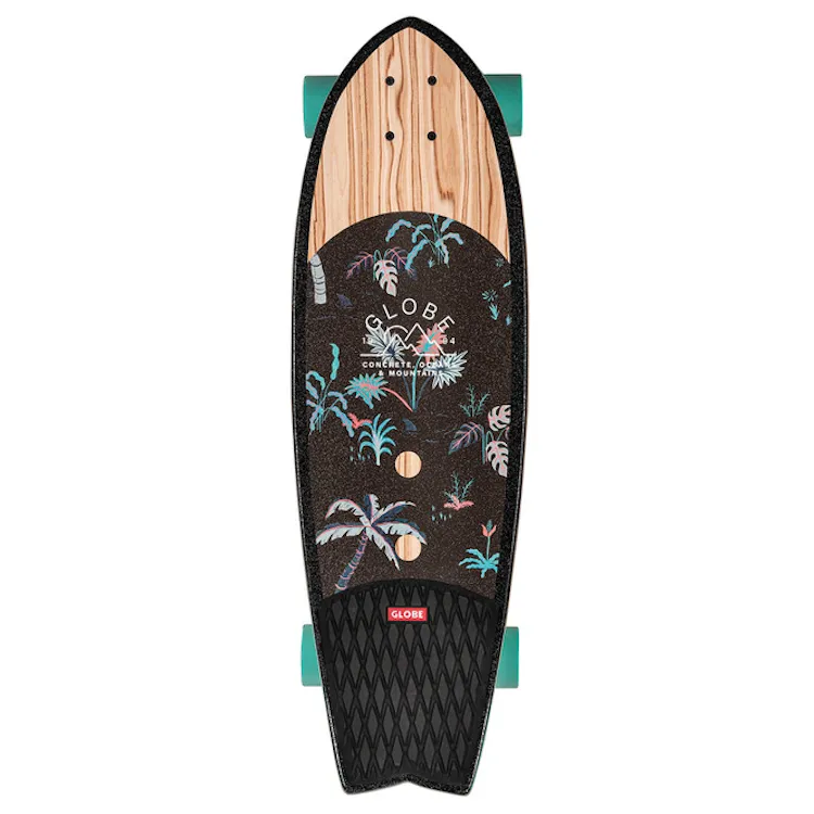 Globe Sun City Olivewood/Neon Jungle Complete Skateboard Cruiser 9" x 30"