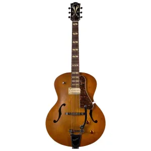 Godin 5th Avenue Jumbo P-Rail Semi-Acoustic Guitar ~ Harvest Gold