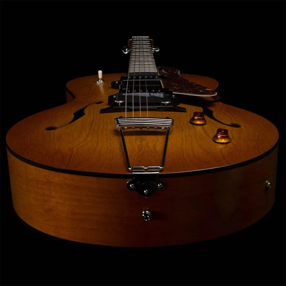 Godin 5th Avenue Jumbo P90 Semi-Acoustic Guitar ~ Harvest Gold